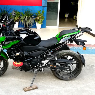 适用于ninja400货架川崎z400改装后货架后尾箱架尾X架后扶手支架