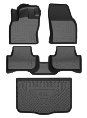 适用于奥迪Q2脚垫奥迪nQ2L橡胶TPE脚垫奥迪Q2L专用包围TPE橡胶脚
