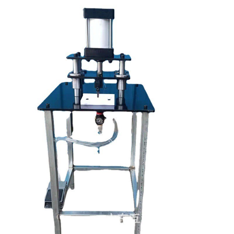 供货镜框接头机供应画r框接头锁扣机气动铝材型对接接口机