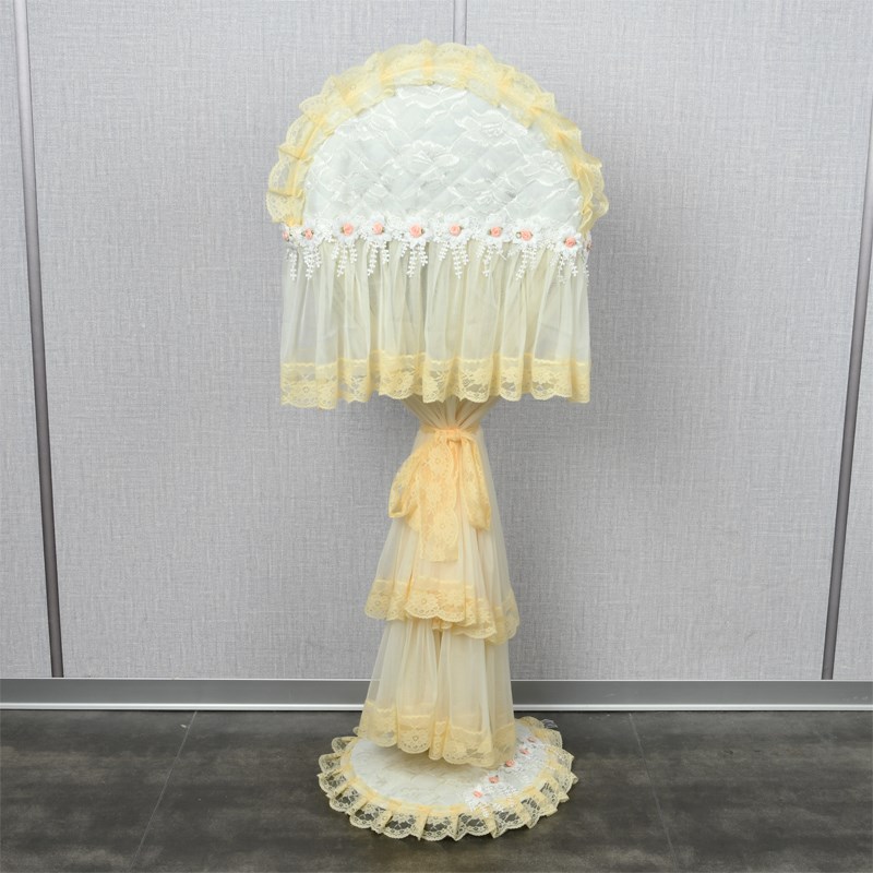 新蕾丝圆形无叶风扇m套落地扇罩家用全包电风扇罩子防尘罩定制包