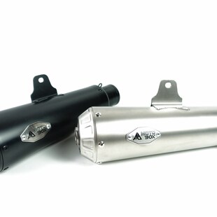 高金500d改装 排气复古SC斜口排气幼狮500吉村手工排气碳纤维直排