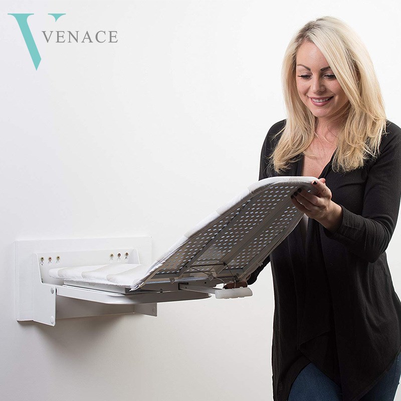 维纳斯墙装壁挂折叠熨烫u熨衣板缓冲180度旋转隐藏式烫衣板