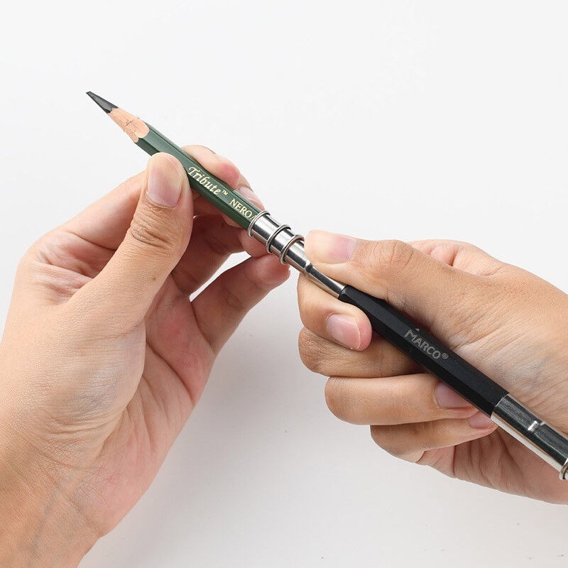 马可(MARfCO)大师系列特浓炭黑素描铅笔专业美术2B/4B/6B/16支炭