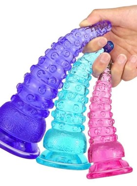 Cute Jcelly butt plug Dildo Female G-spot Masturbator Anal P