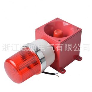 01声光报警器消防220v工业电子蜂鸣器HBJ 优选STSG 100C船用天车