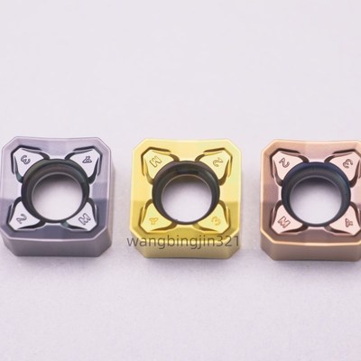 铣刀片四b方硬质合金SNMX1205双面开粗刀片SNMU1206钨钢快进给刀