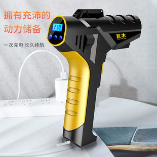 手持车载a充气泵无线便携式 汽车用电动打气筒小轿车轮胎加气宝高