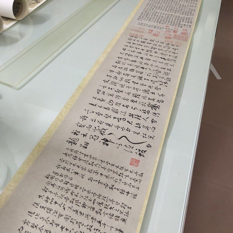 吴叡隶书老子道德经复古书法字画长卷真M迹微喷仿古临摹复制品,家居饰品,书法,淘宝优惠券,粉丝福利购,淘宝优惠卷