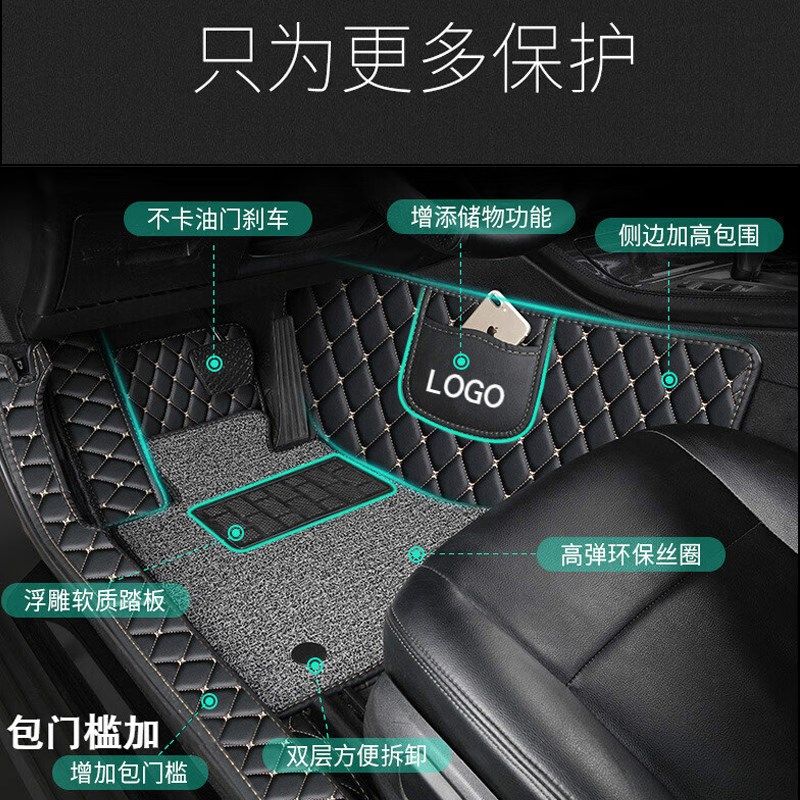 专用23/24/25款一汽新大众速腾全包围汽车脚垫改装配件U300超越20