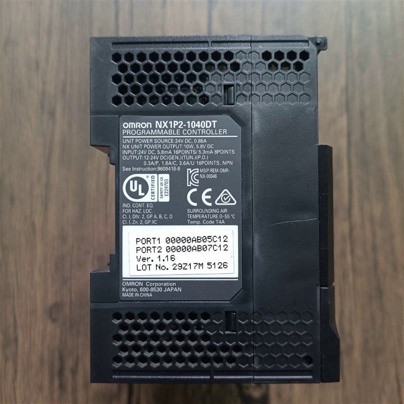 欧姆龙 NX1P2-1040DTT 可编程控制器