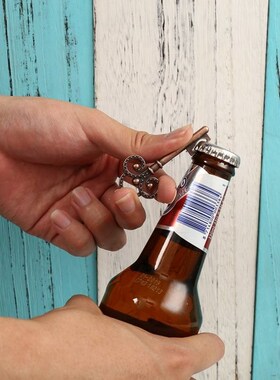 50pcs Key Bottle Opener Keychain Metal Key WineT Beer Bottle