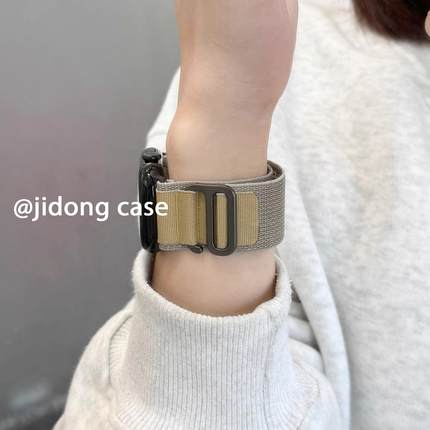 适用iwatch10表带苹果S10手表applewatch92024新色登山回环9女S8新款S7腕带8回环式SE透气7小众S6创意ultra男