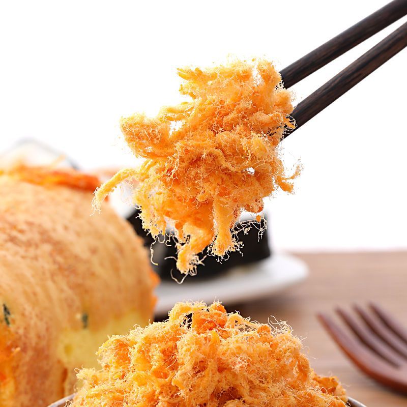 金丝肉松原味袋装儿童零食蛋黄酥手抓饼拌饭寿司肉松烘焙专用