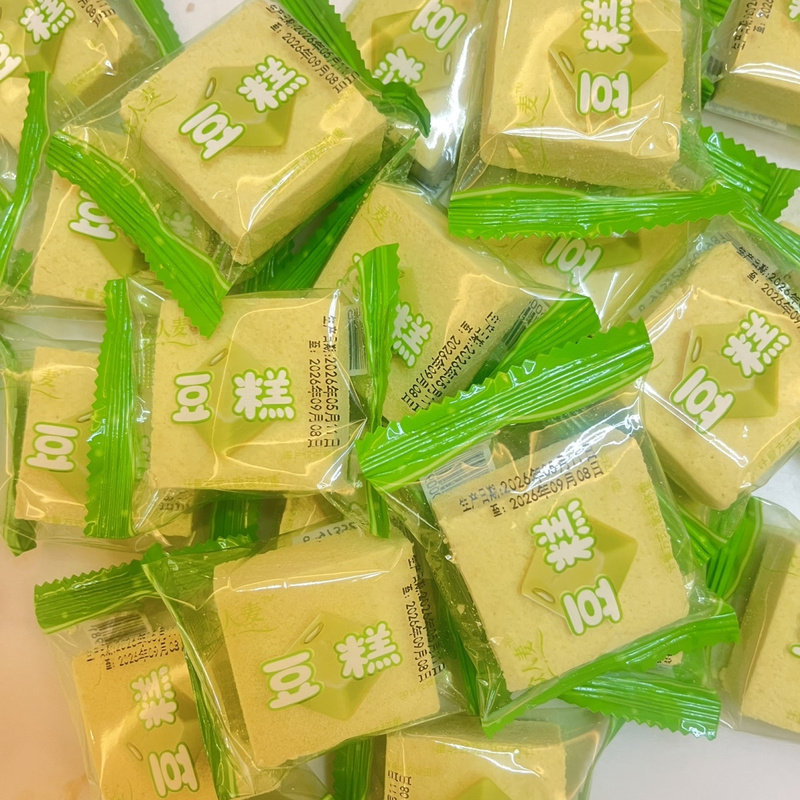 东北绿豆糕正宗老式传统特产点心糕点小吃手工休闲食品怀旧零食