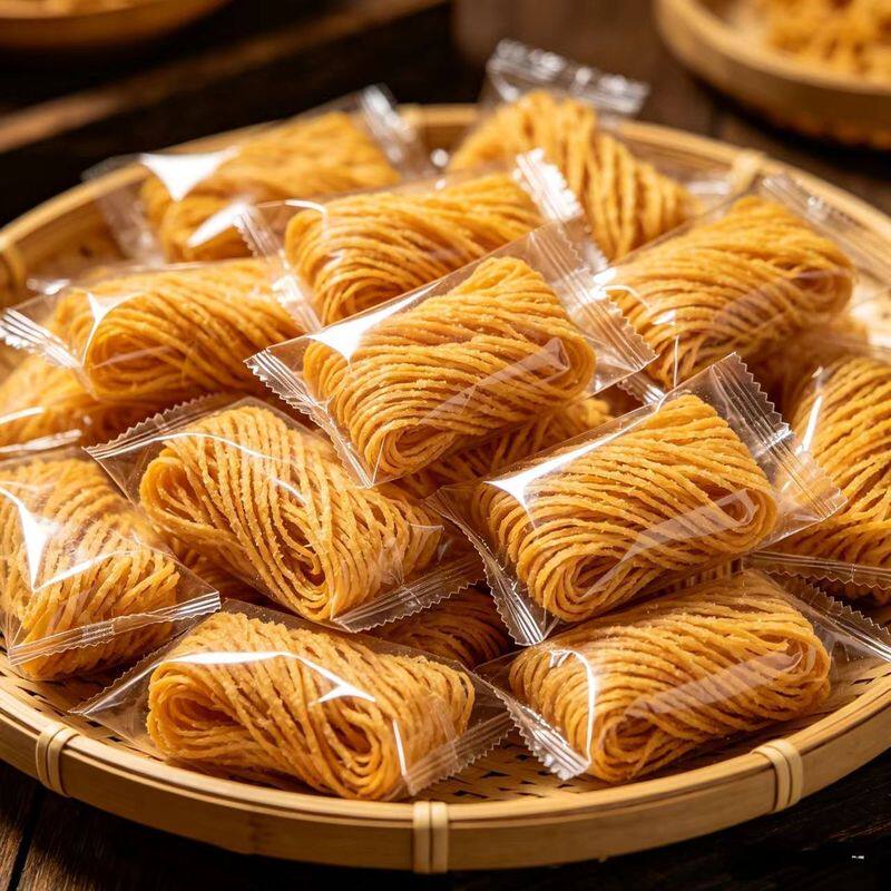 金丝馓子独立包装特产美食网油炸面点食品方便速食零食油条一整箱