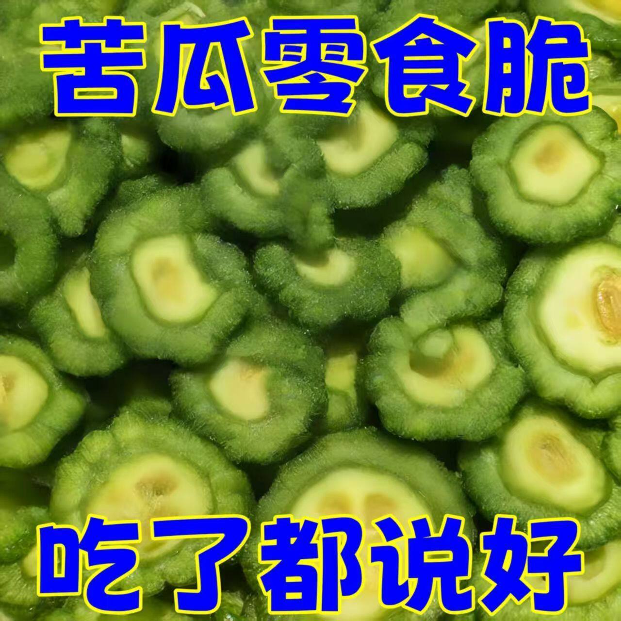 酥脆苦瓜片即食解馋零食烘干脱水原切蔬菜独立包装中药材药食同源