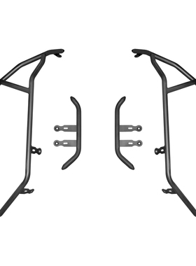 适用于隆鑫无g极SR4MAX改装保险杠踏板碳钢护杠全包围防摔杆保护