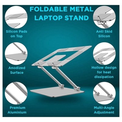Laptop Standi with Cooling Holes Multi-Angle Adjustable Lapt