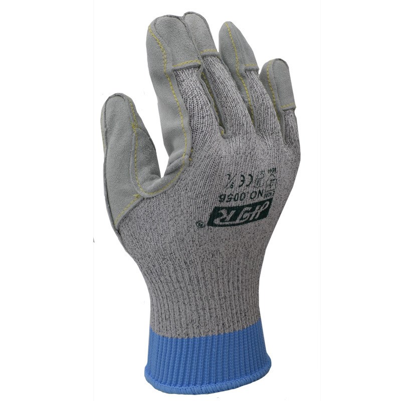 海太尔0056 五级防割手套 手A掌贴皮 耐磨抗撕裂 玻璃行业汽车组