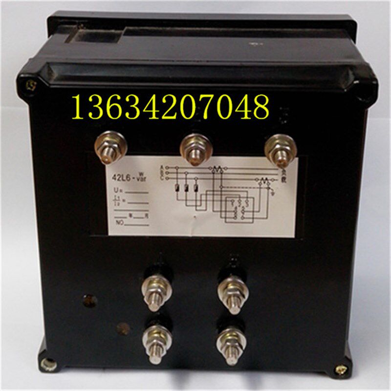 指针式励磁c三相有功功率表42L6-1.0MW 1500/5A 380V 机械表头