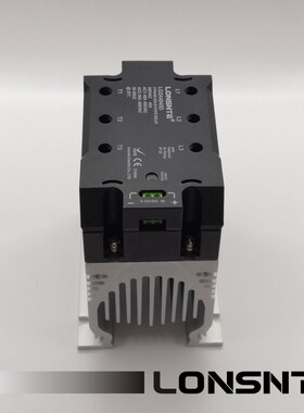 LG3A48120D蓝石LONSNTvE三相固态继电器120A交流380VAC 散热器一