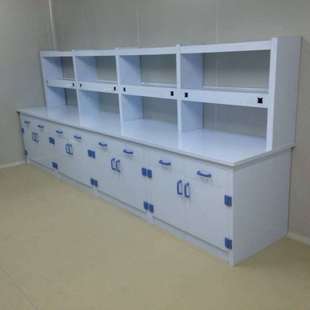 实验室专用ppT边台 全钢操作台 钢木试验 pp中央台 极速PP实验台