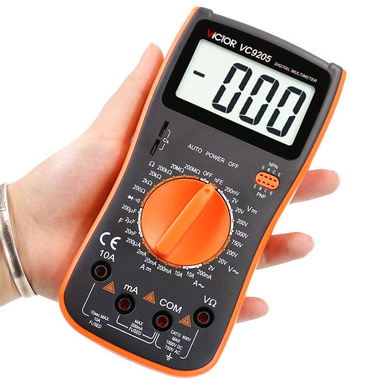 胜利数字万用表vc9205高精度防烧数显万能表全保护家用电工多用表