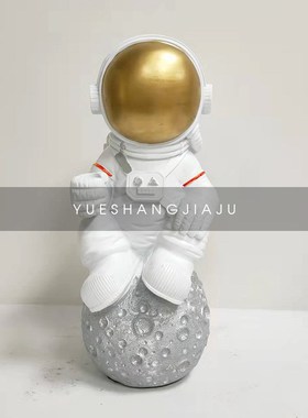 创意宇航员摆件太空m人北欧轻奢家居客厅电视柜装饰儿童房桌面摆
