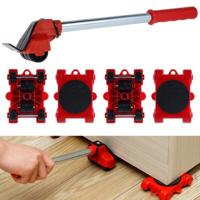 5 Pcs Furniture Moving Transport RGoller Set Removal Lifting