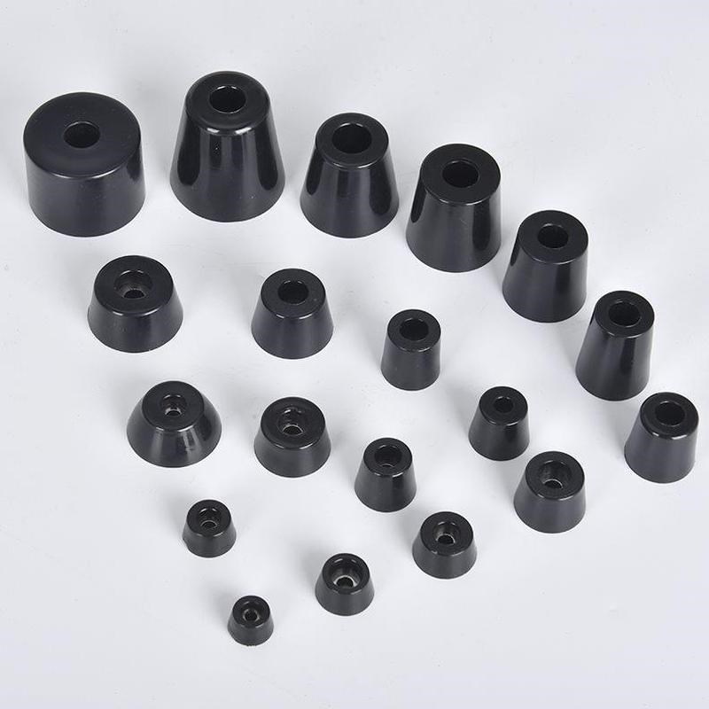 环保橡胶脚垫f 具桌椅减震垫脚 仪器仪表机箱地脚 带垫片袋装