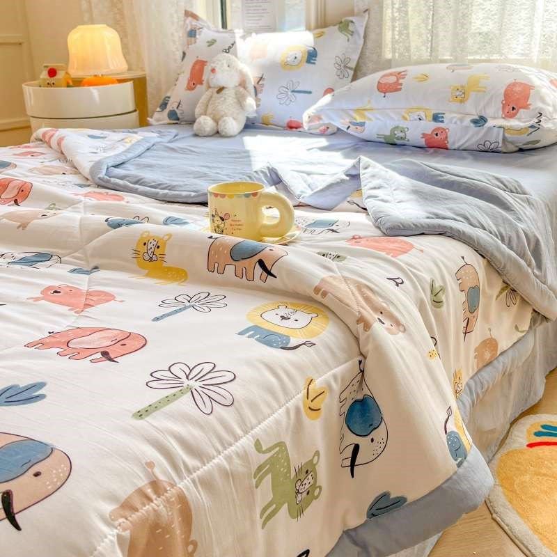 100%纯棉花填充被子单人被芯棉花D棉被全棉夏被空调被夏凉被可机