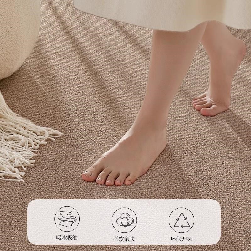 厨房地垫防滑防油k可擦r免洗耐脏家用全满吸水防水整铺地毯脚垫