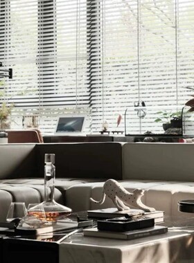 黑白波点豹子现代轻奢售楼处样板间树脂摆件客厅桌X面酒店装饰品