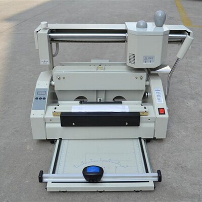 胶装机/荣大JB-4无线胶装机 手动桌面标书装订机控V温带压痕/铣刀