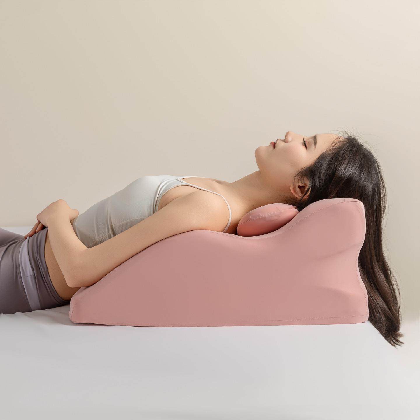 新款凉感丝人体工学趴睡枕记忆棉冰丝慢回弹趴睡神器枕头