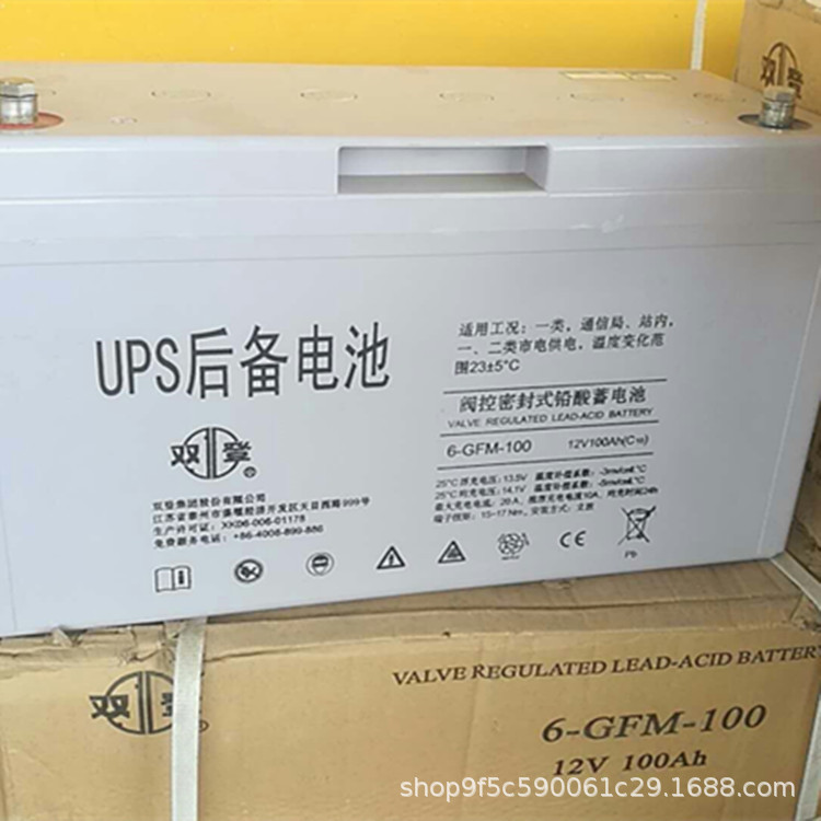 双登蓄电池6GFM-12012V120AH铅酸免维护蓄电池原装大客体