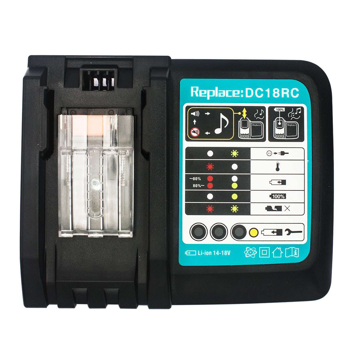 适用于 牧田18V/14.4V BL1860 BL1850 BL1840 BL1830 充电器