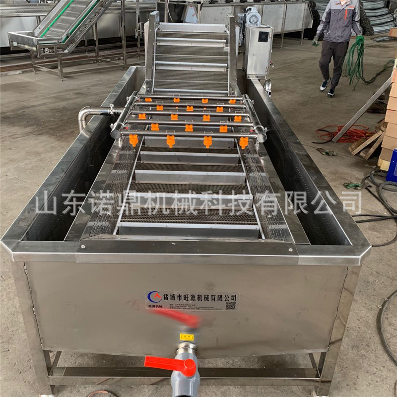 海鲜清洗成套设备扇贝肉清洗机水产品蒸煮机省人工诺鼎机械