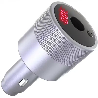 跨境12-24V Car Adapter迷你车载点烟器二合一 30v电源线设备工厂