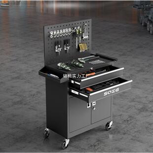 先驱者五金工具柜专业汽修理发店工具车多功能移动收纳工具推车