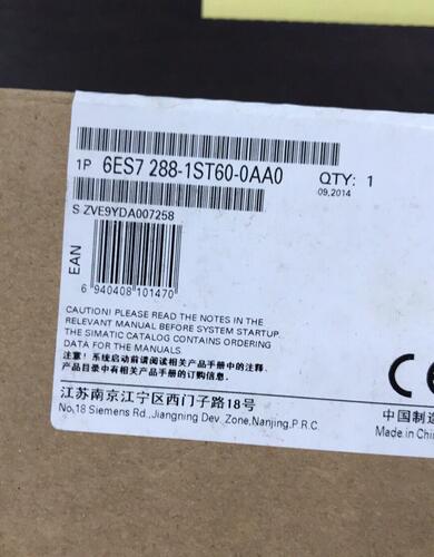 6ES72886ES7288-1SR60-0AA0CPU1ST601CR60S7-200SMART