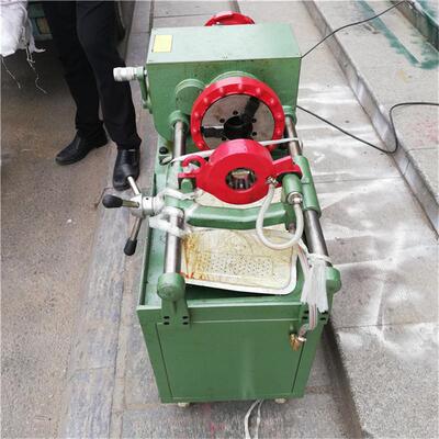 地脚螺栓快速圆钢扯丝机M10-M45三速圆钢套丝机钢结构厂开牙机