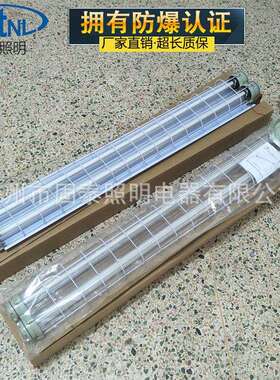 单管双管LED防爆荧光灯BAY51-18W*2壁装吸顶装2*28W防爆荧光灯