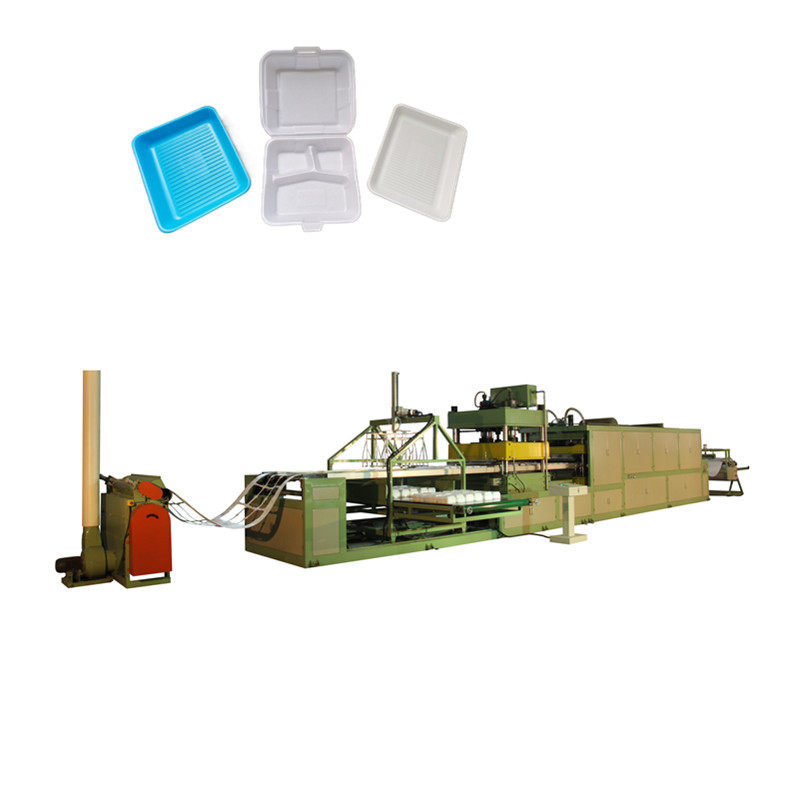 一次性发泡餐具成型机用于生产芒果包装用泡沫托盘13780912769