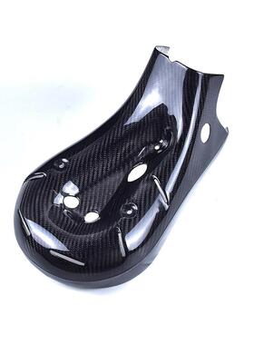 适用杜卡迪DucatiPanigale8991199改装碳纤维排气管罩保护盖