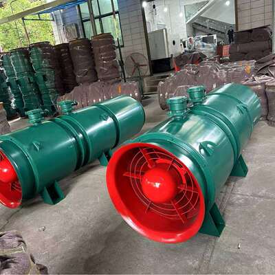 FBD/2x2.2kw矿用隔爆型压入式对旋轴流局部通风机380V、660V