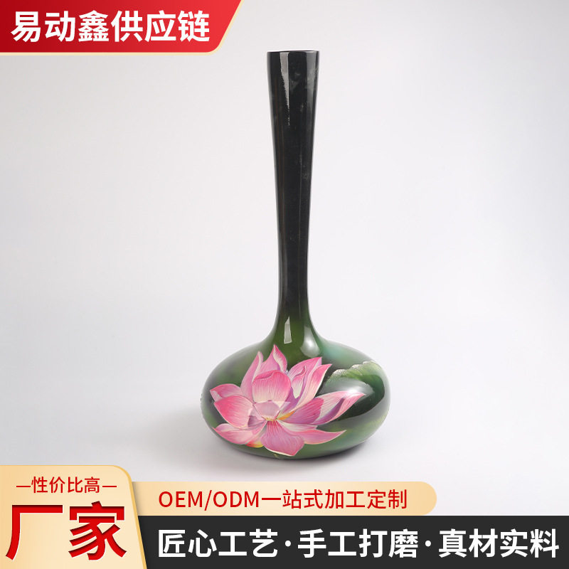 越南进口纯手工打磨漆器摆件