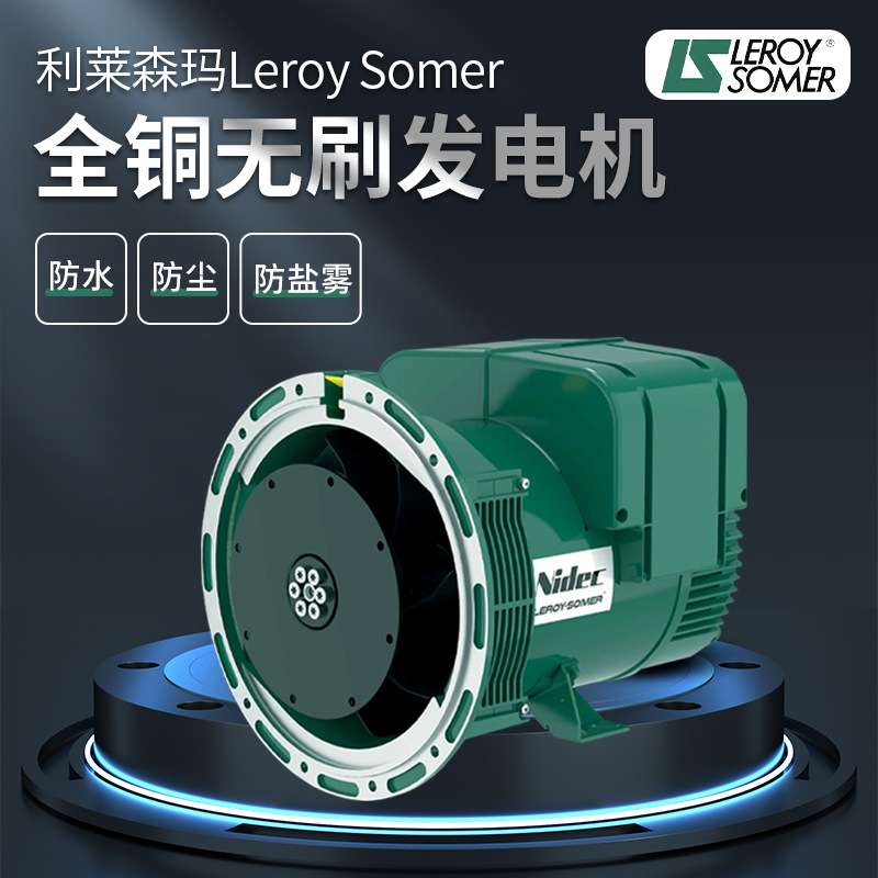 LSA50/80/100/120/200KW利莱森玛Leroysomer柴油无刷发电机250KVA