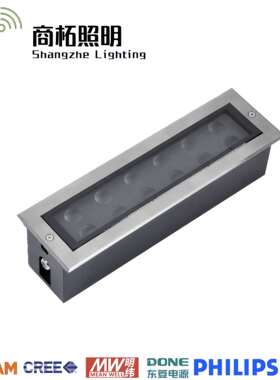 12W18W24W36W户外防水LED大功率长条埋地灯广双排条形埋地灯