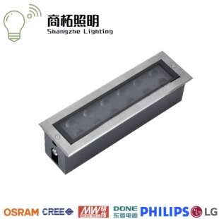 12W18W24W36W户外防水LED大功率长条埋地灯广双排条形埋地灯